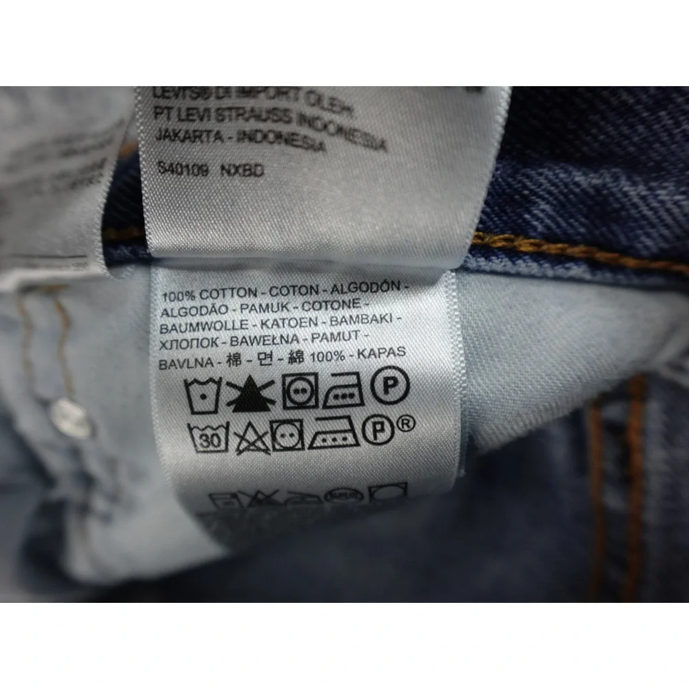 Levis 550 Regular Fit Blue Jeans Mens 36x32 Medium Wash Straight Leg‎ Denim